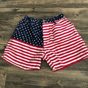 Chubbies American flag shorts
